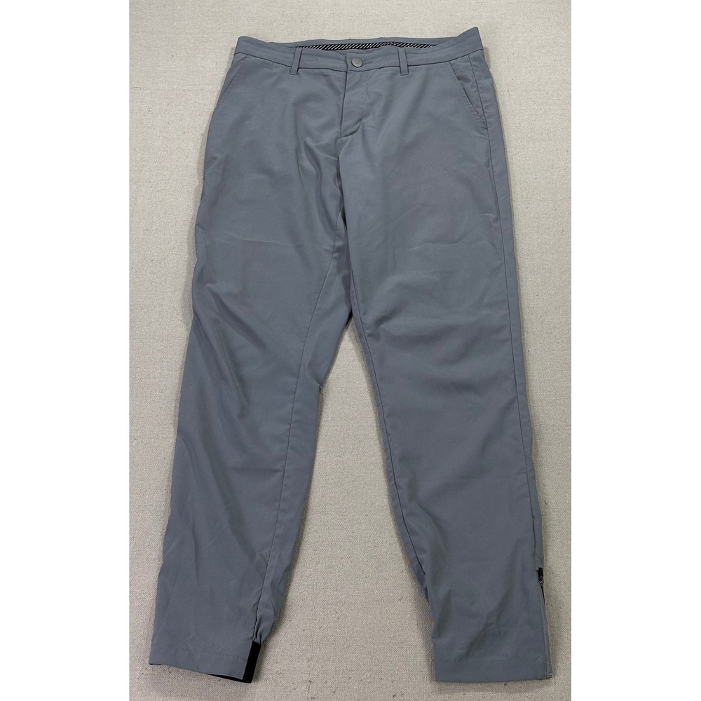 Primo Golf Joggers Mens 32 Regular Grey Tapered Ankle Zip Performance Pants